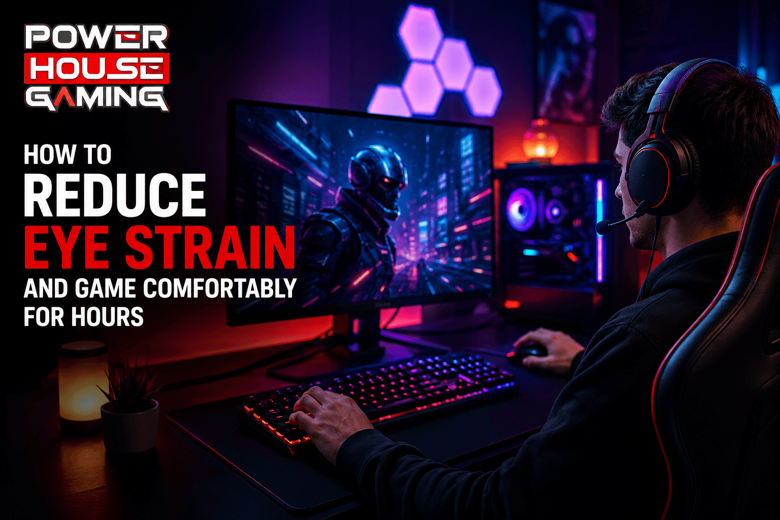 How to Reduce Eye Strain and Game Comfortably for Hours